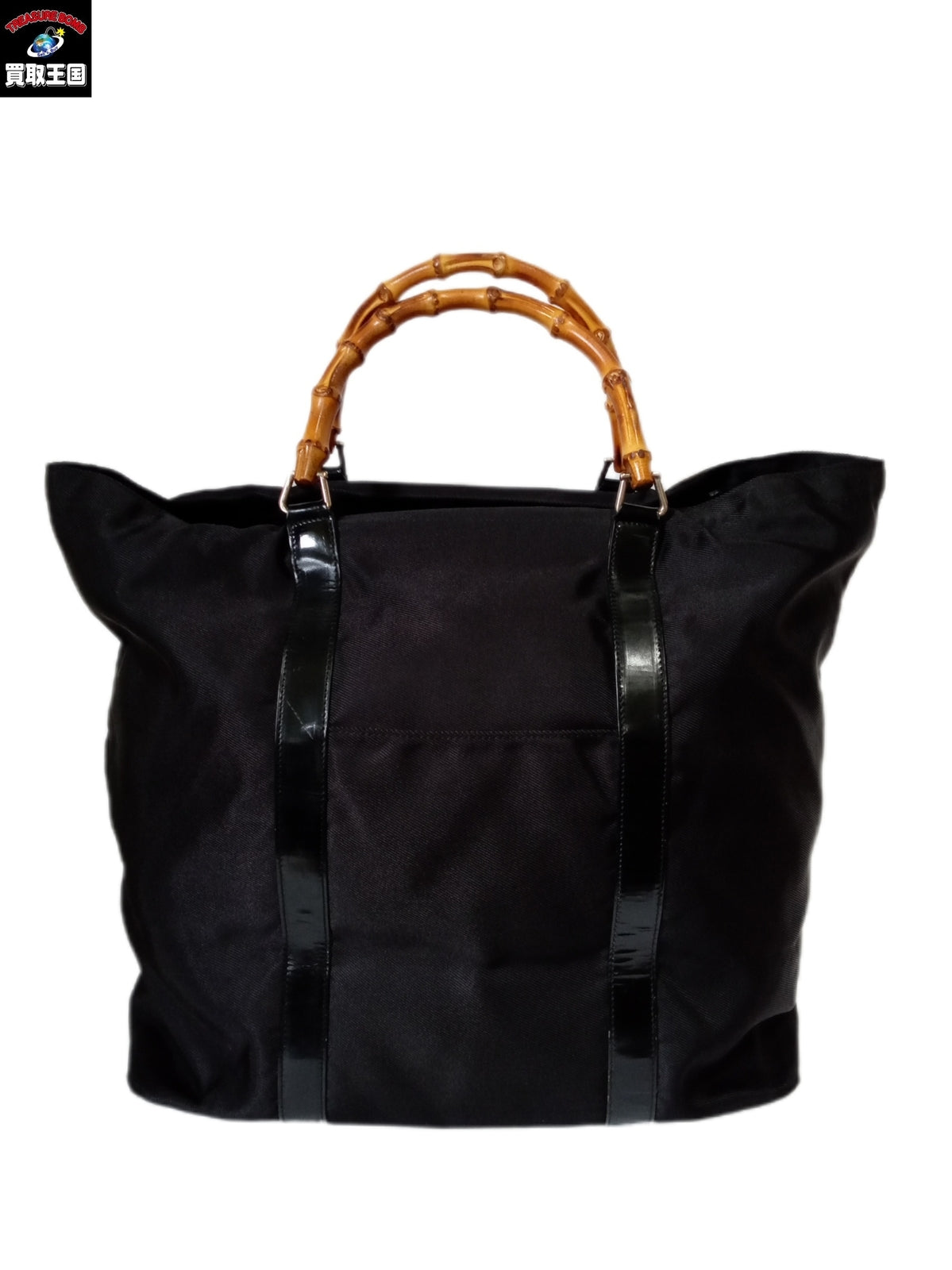 GUCCI/バンブー ナイロンキャンバス トートバッグ