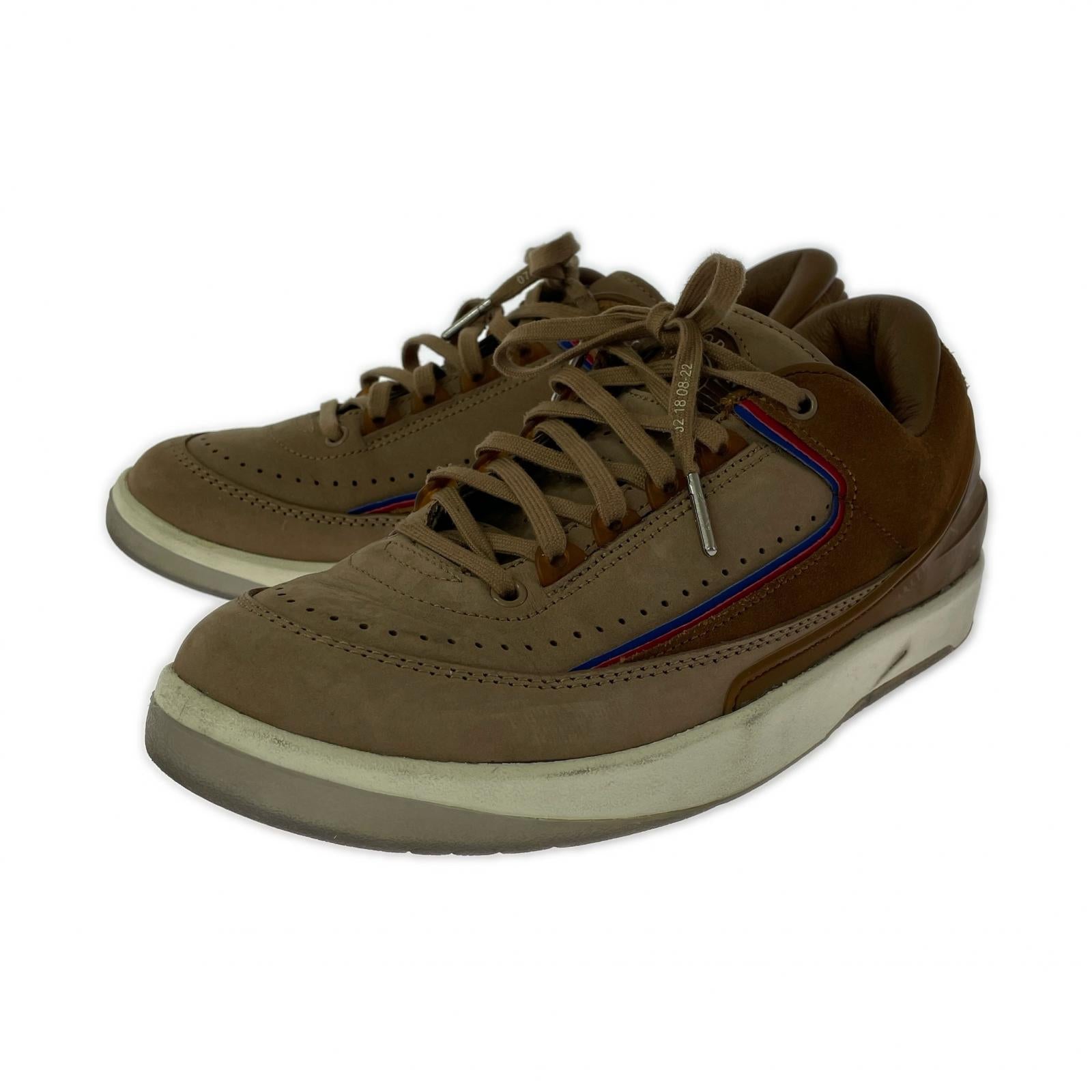 スニーカー AIR JORDAN 2 LOW RETRO 25.5cm 25.5cm (US7 1/2 UK7 EU41) ベージュ
