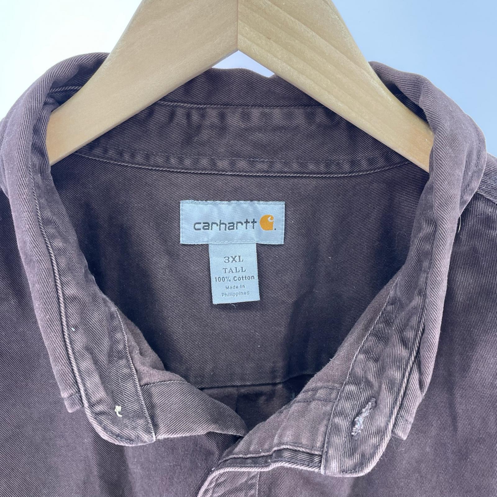 長袖シャツ Carhartt S09DKB シャツBR 3L