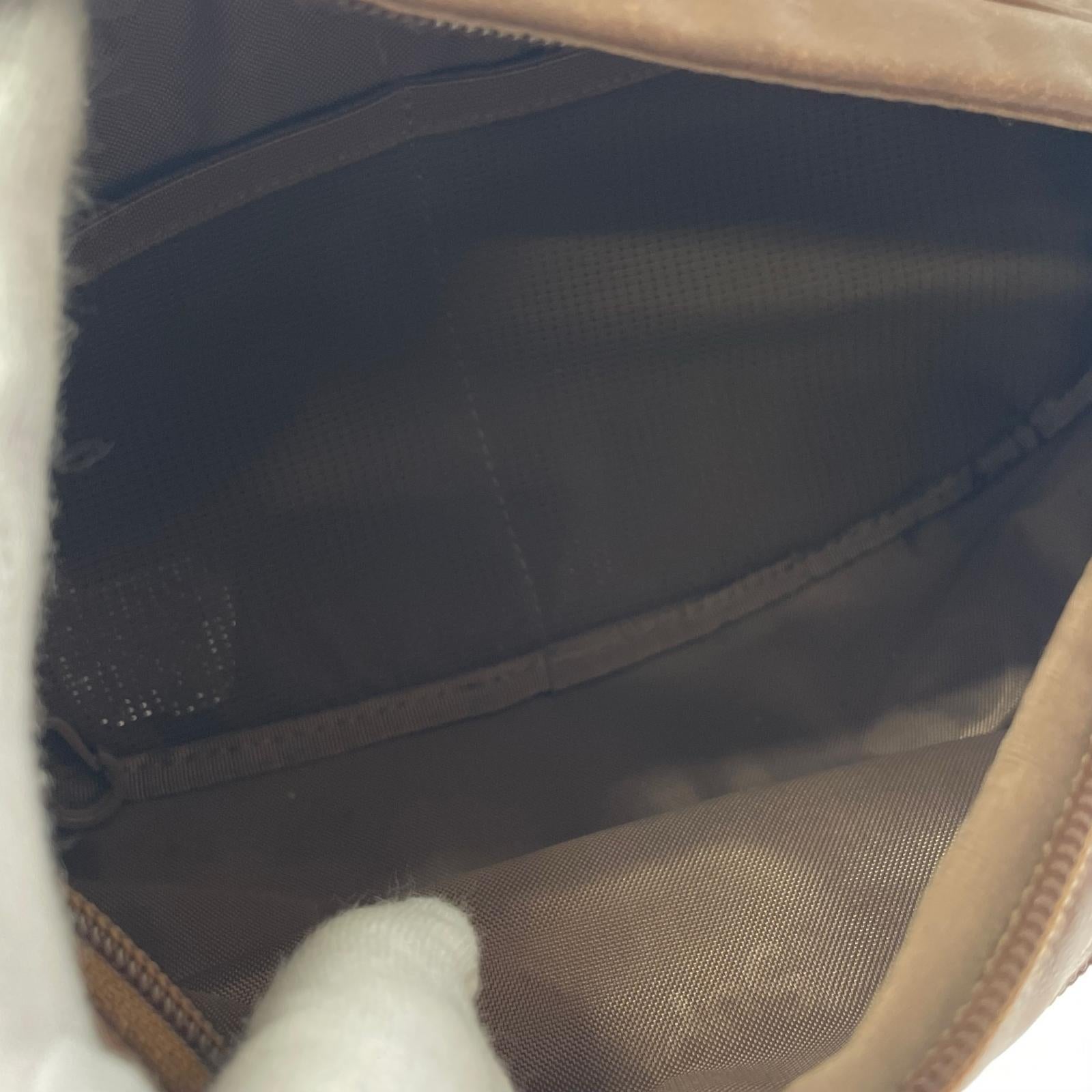 ショルダーバッグ leather waist bag 24AW ブラウン