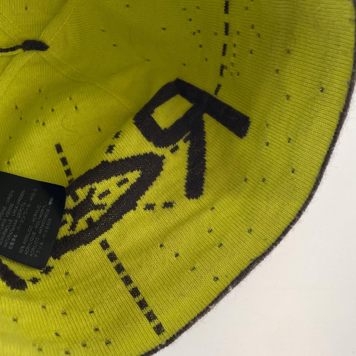 ニットキャップ ROA DIAL WOOL BEANIE 茶 ブラウン