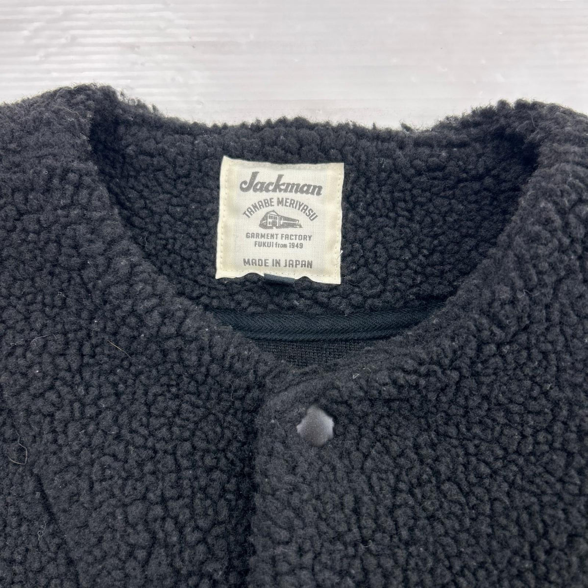 ジャケット BOA VEST ブラック S S ブラック