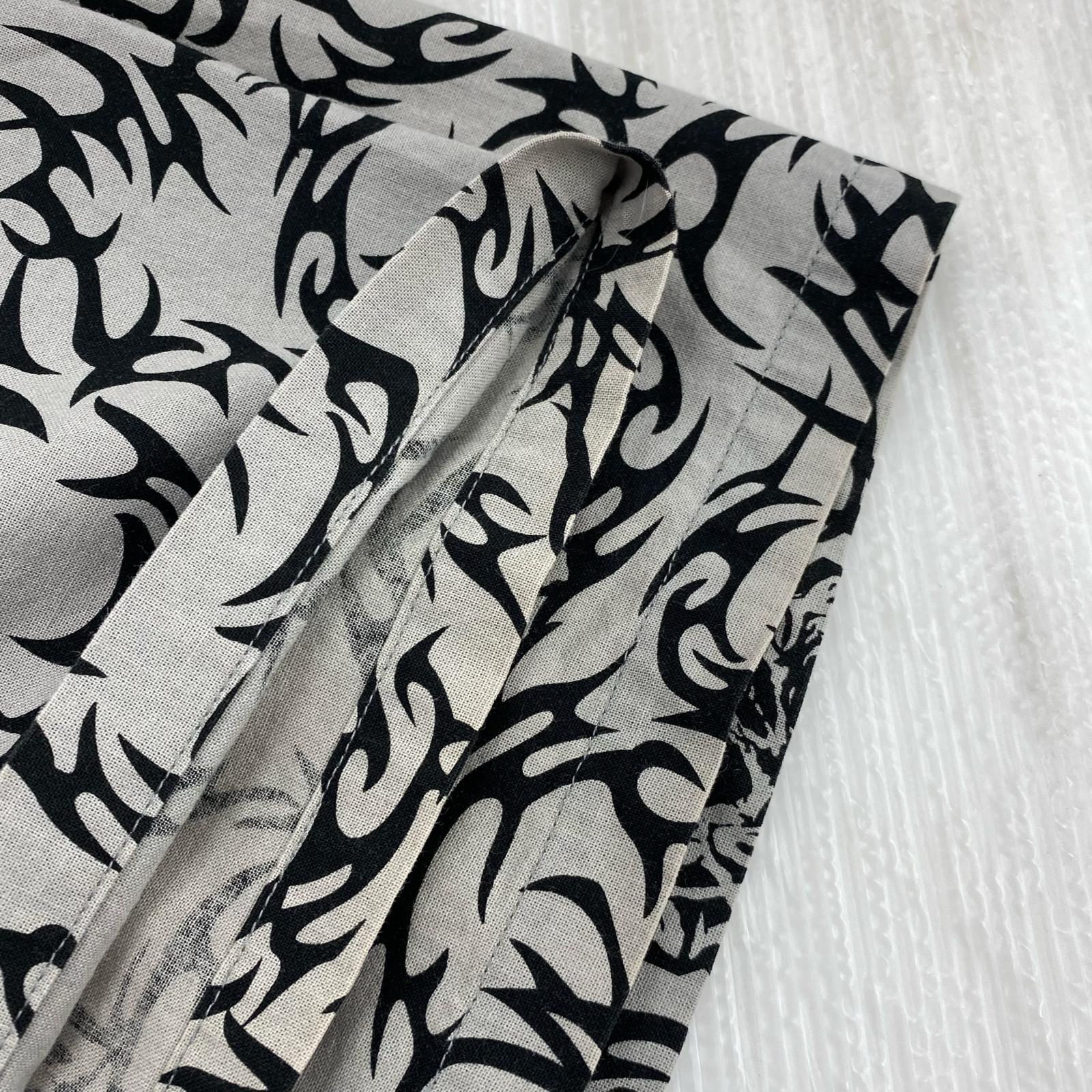 半袖シャツ masses トライバル グレー フリー グレー