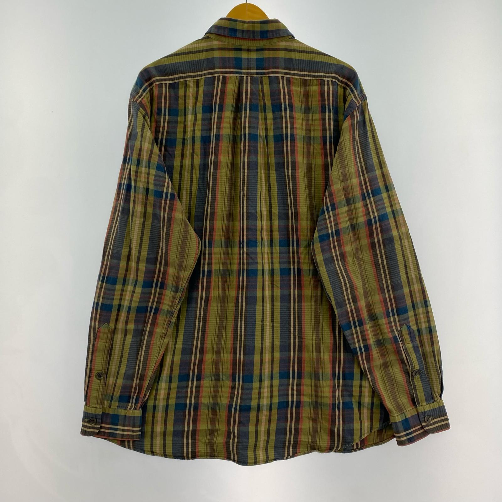 長袖シャツ WHITFIELD チェックシャツ L