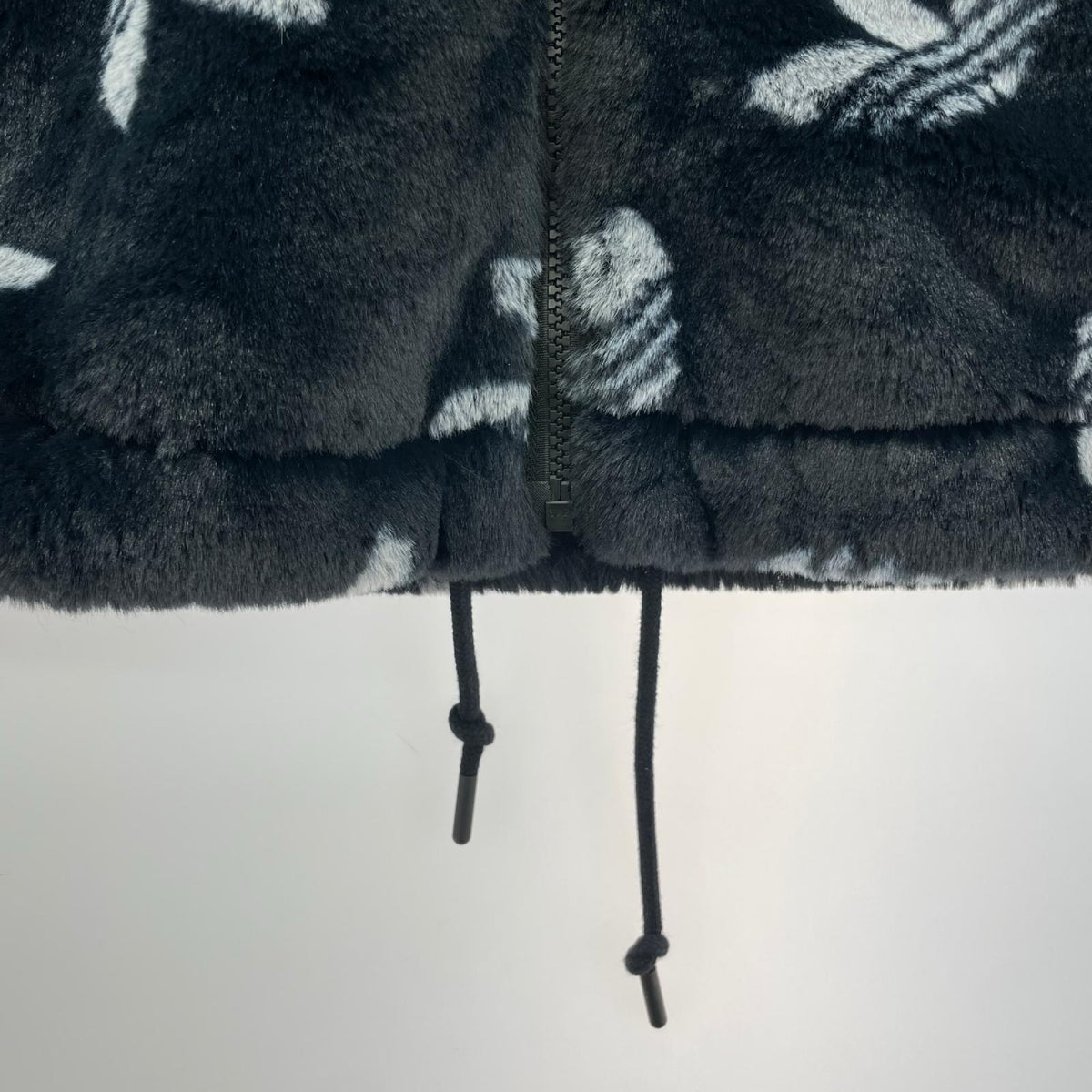 ジャケット MONOGRAM FUR JACKET 黒 (XS)