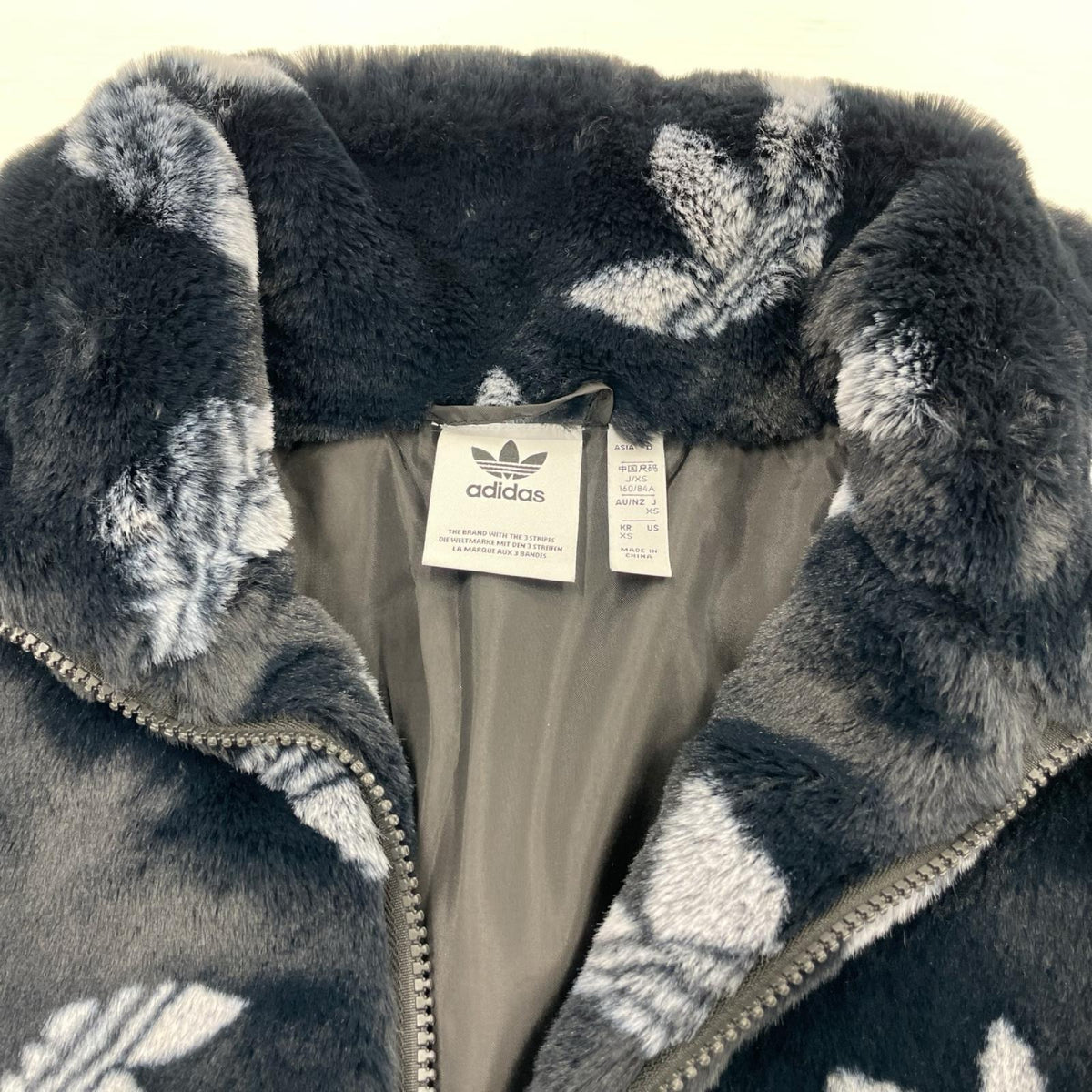 ジャケット MONOGRAM FUR JACKET 黒 (XS)