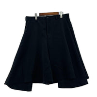 パンツ HOMME PLUS 26SS ウールサテンパンツ (XL) ブラック