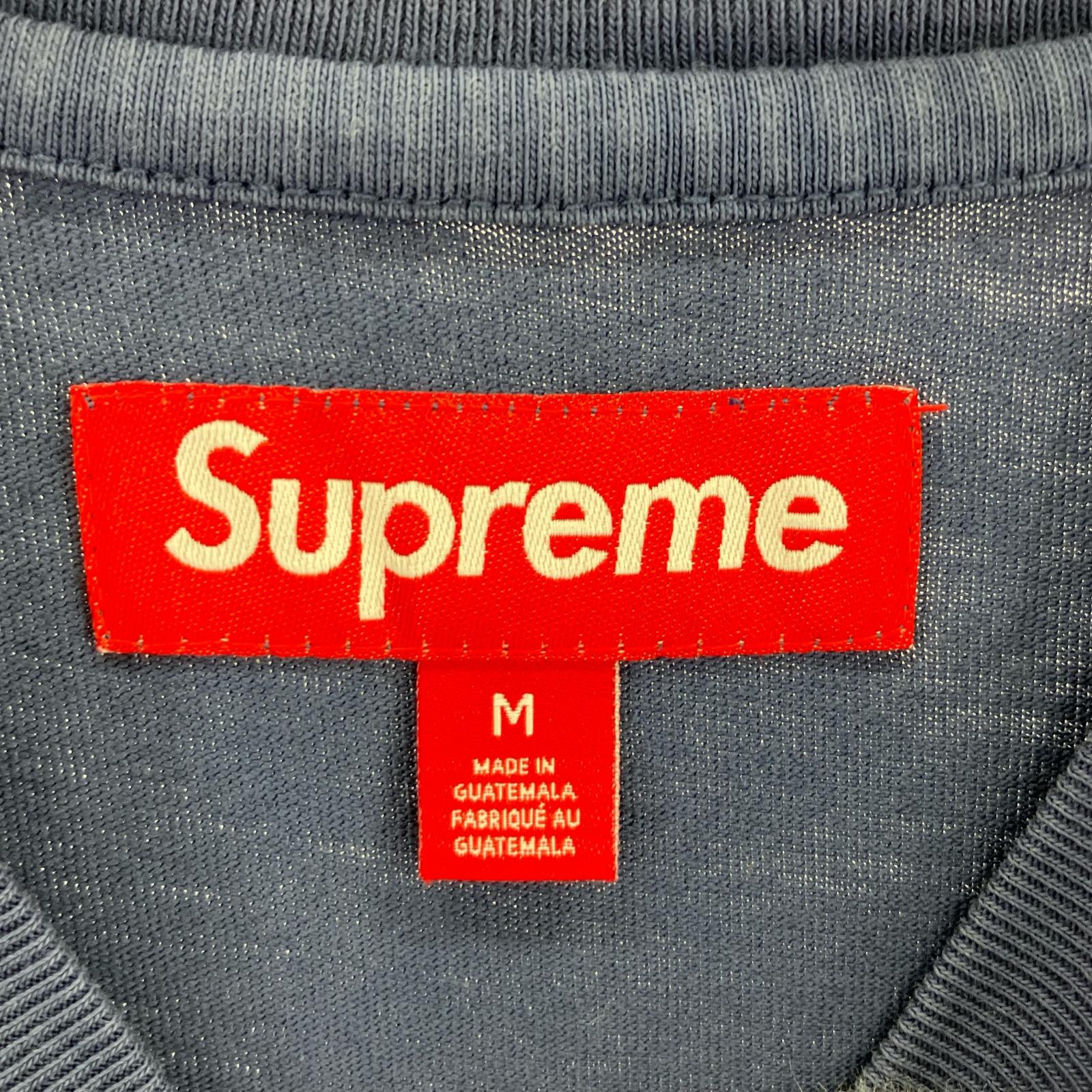 半袖Tシャツ Supreme Warm Washed S/S Top NAVY M M ブルー