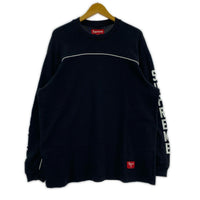 長袖Tシャツ Supreme Paneled Piping L/S Top BLK M M ブラック