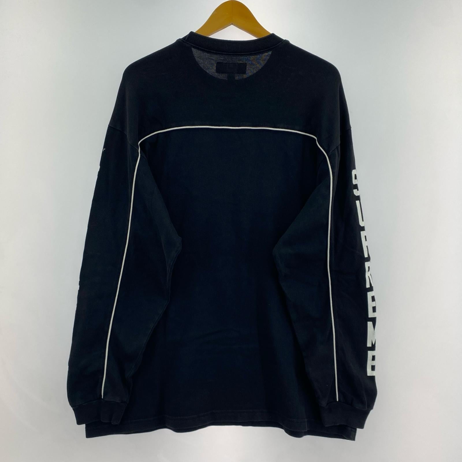 長袖Tシャツ Supreme Paneled Piping L/S Top BLK M M ブラック