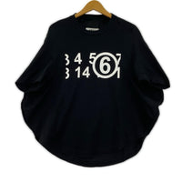 半袖Tシャツ maison margiela カレンダーロゴ ブラック