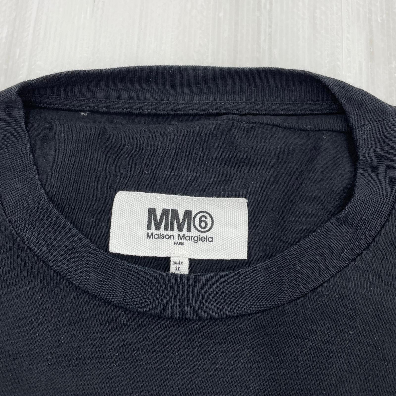 半袖Tシャツ maison margiela カレンダーロゴ ブラック