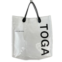 トートバッグ TOGA ARCHIVES PVC ホワイト