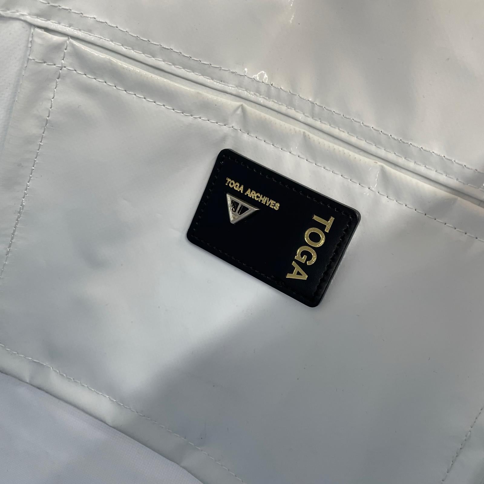 トートバッグ TOGA ARCHIVES PVC ホワイト
