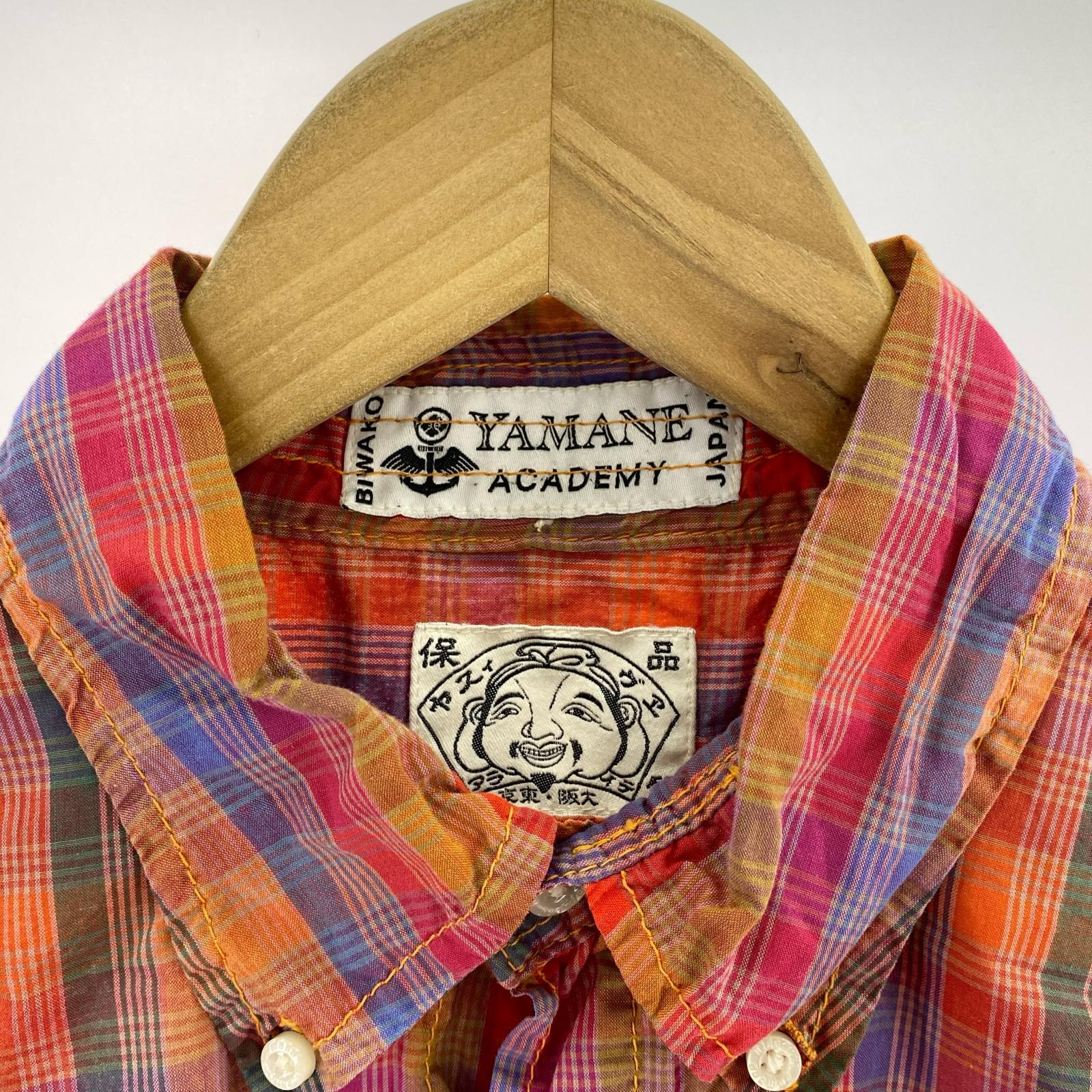 長袖シャツ YAMANE ACADEMY BDチェックシャツ(40)