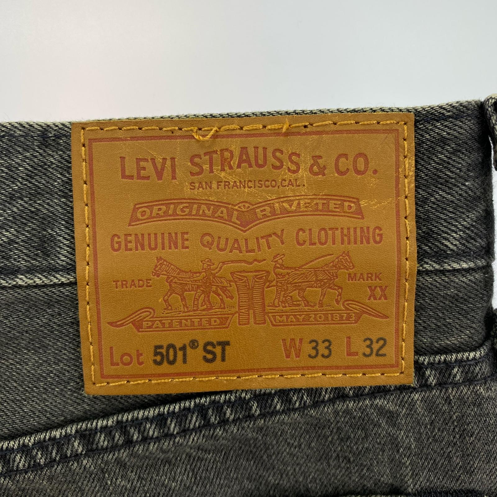 デニムパンツ PREMIUN 501ST グレー 33 グレー