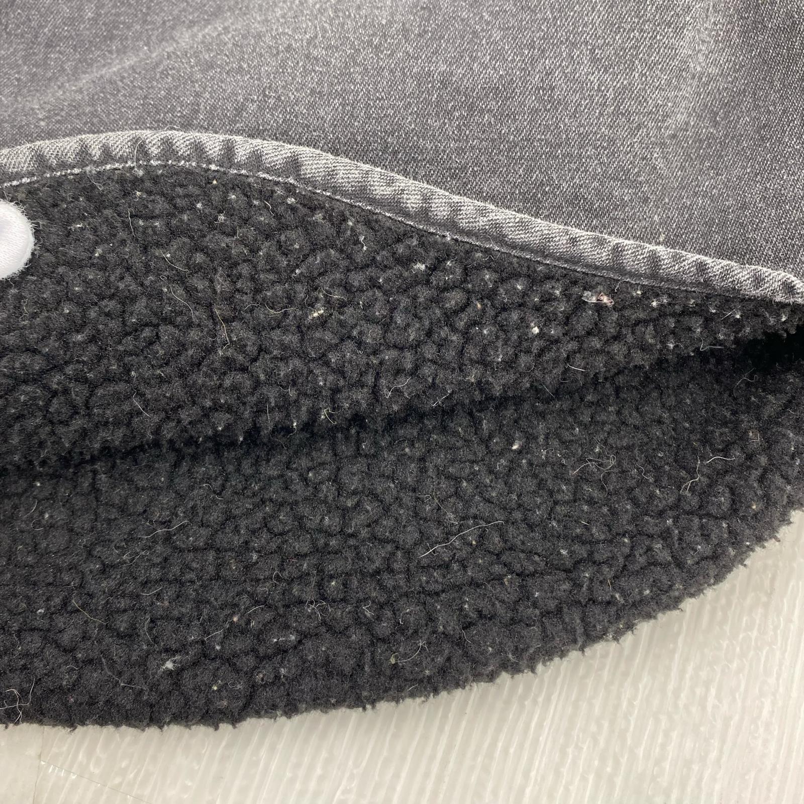 ジャケット Sherpa Lined Denim Shirt 黒(M) M ブラック