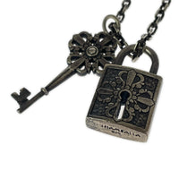 ネックレス shamballa dorje key&dorge lock SV925