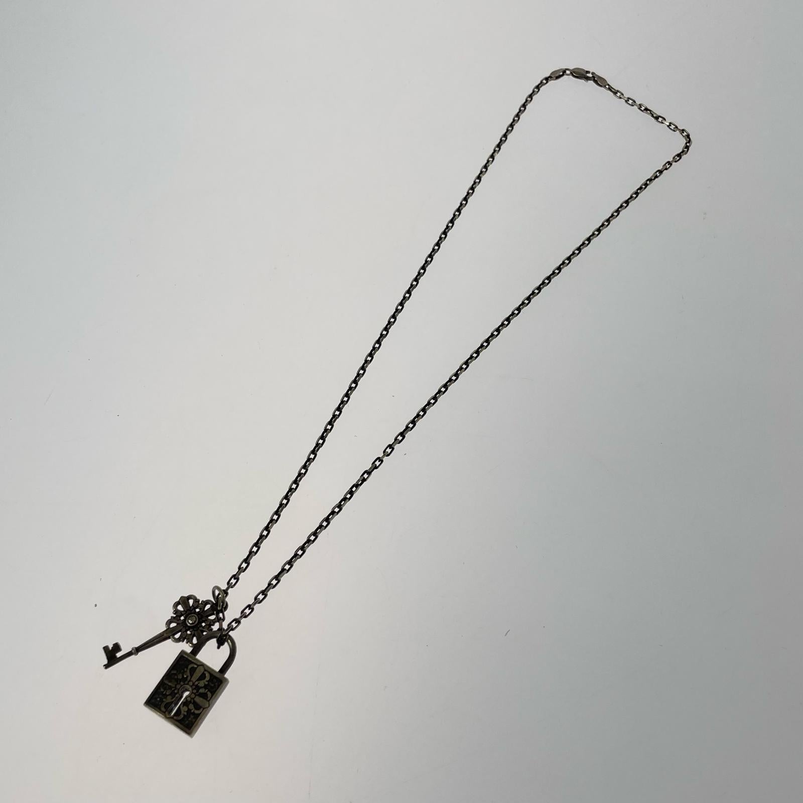 ネックレス shamballa dorje key&dorge lock SV925
