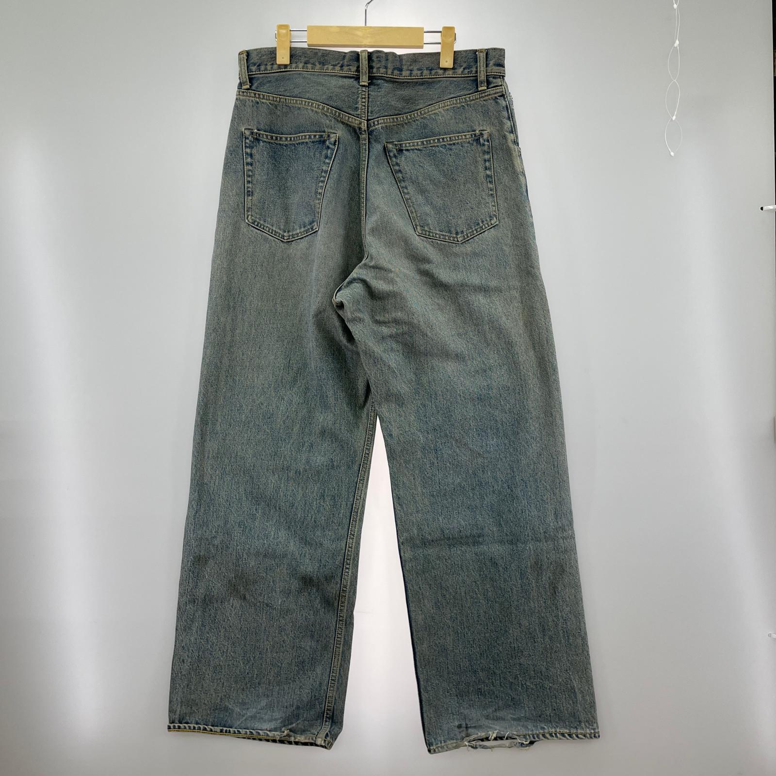 デニムパンツ FOLL metal overdye wardrobe jeans 5p W33 2 ブルー