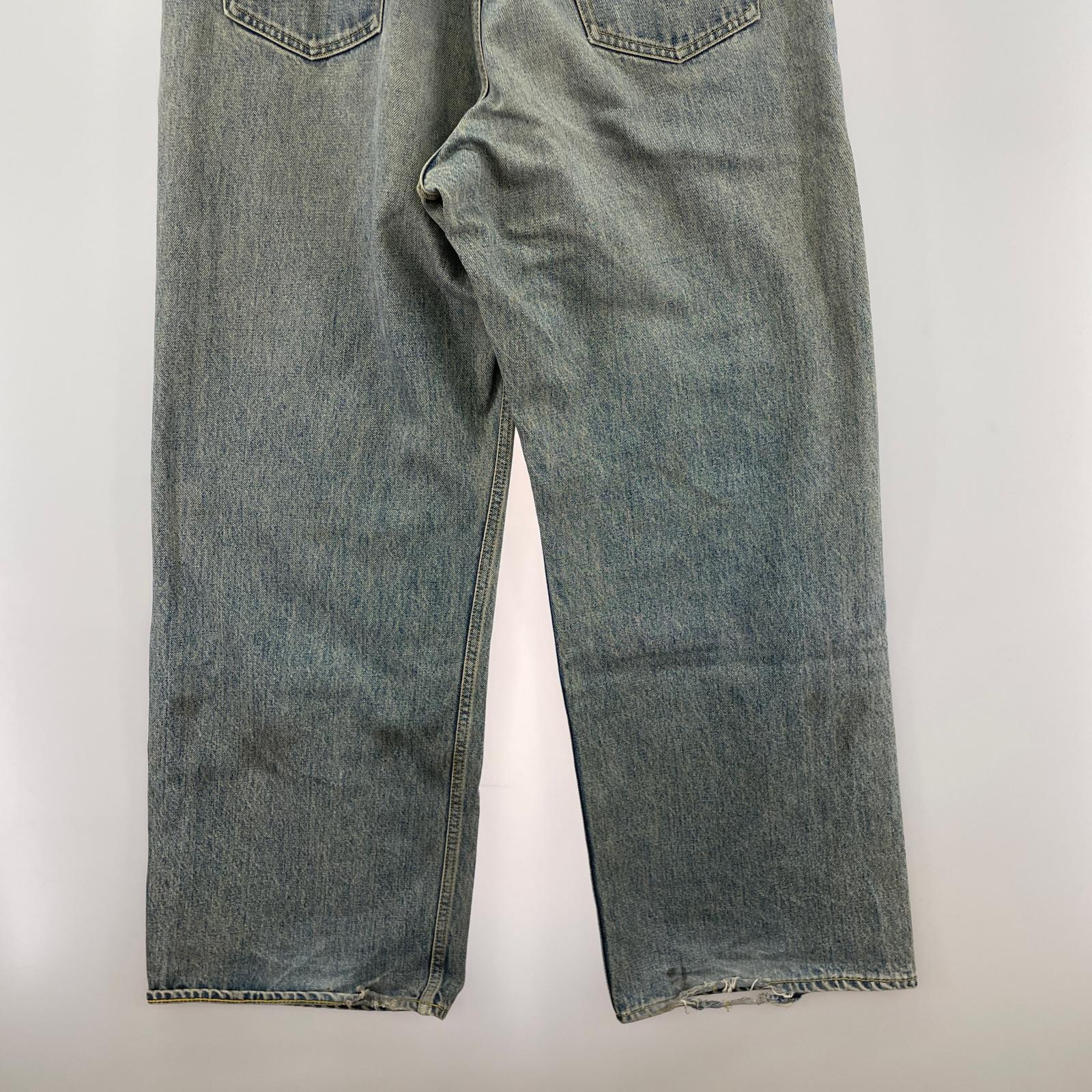 デニムパンツ FOLL metal overdye wardrobe jeans 5p W33 2 ブルー