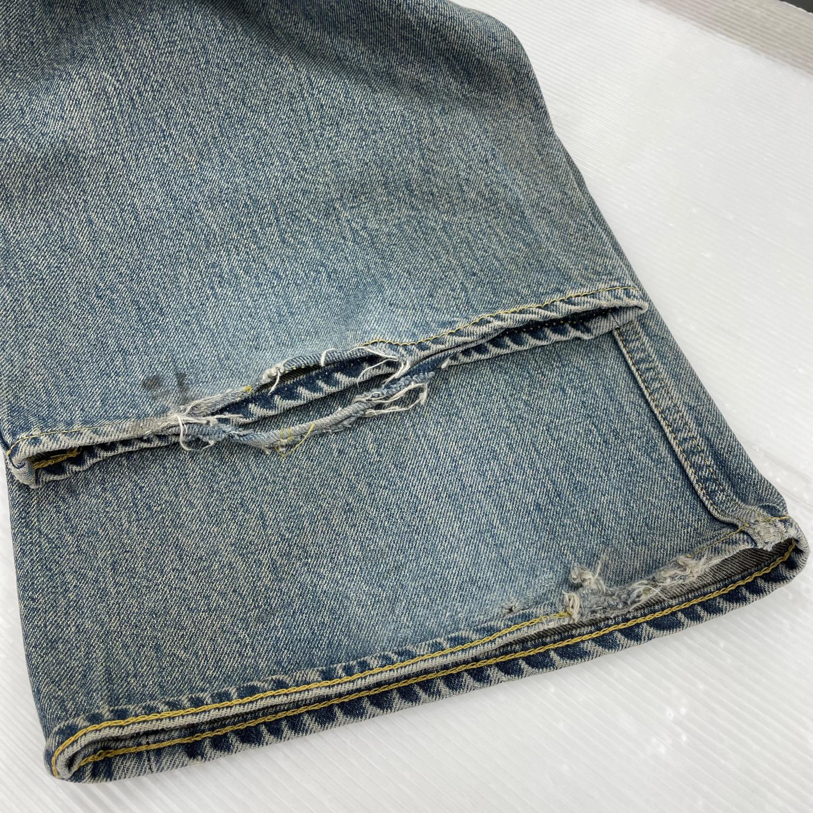 デニムパンツ FOLL metal overdye wardrobe jeans 5p W33 2 ブルー