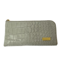 長財布 LEATHER JEWELS L字ファスナー長財布 グレー