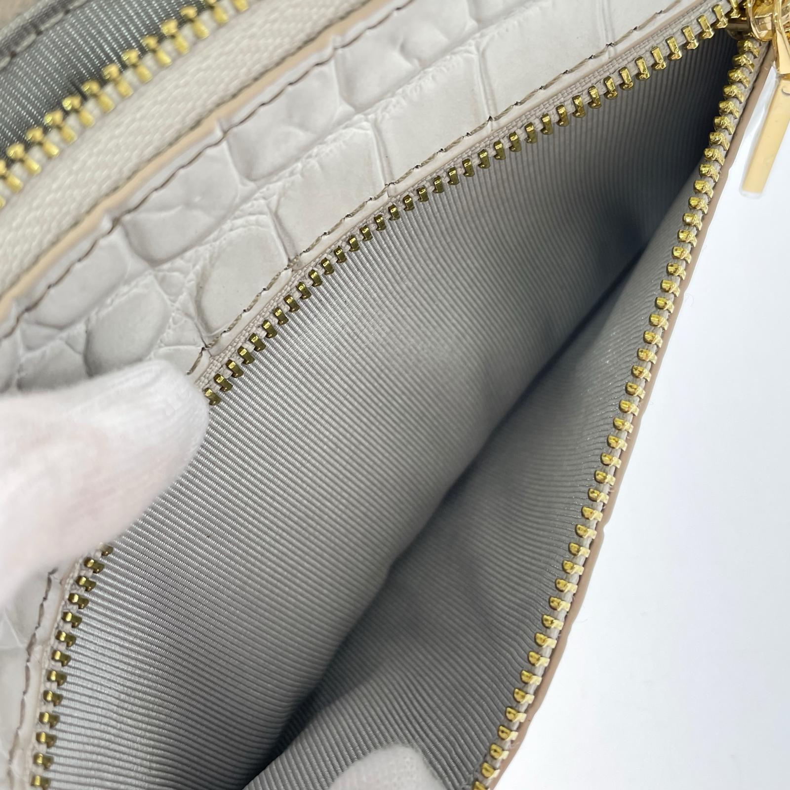 長財布 LEATHER JEWELS L字ファスナー長財布 グレー