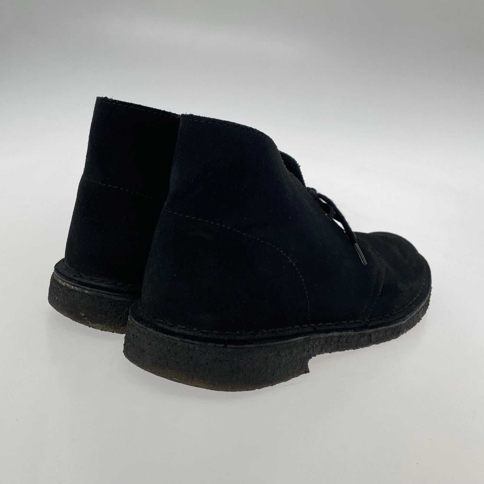 ブーツ Clarks Originals スエード デザートブーツ ブラック ブラック