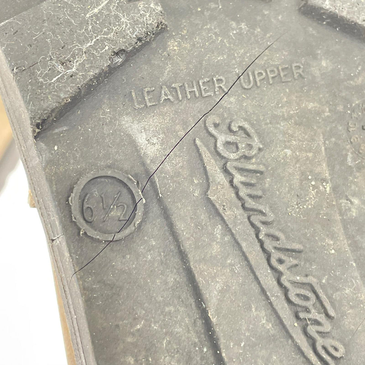ブーツ Blundstone ウィングチップ、サイドゴア、UK6.5 ブラウン