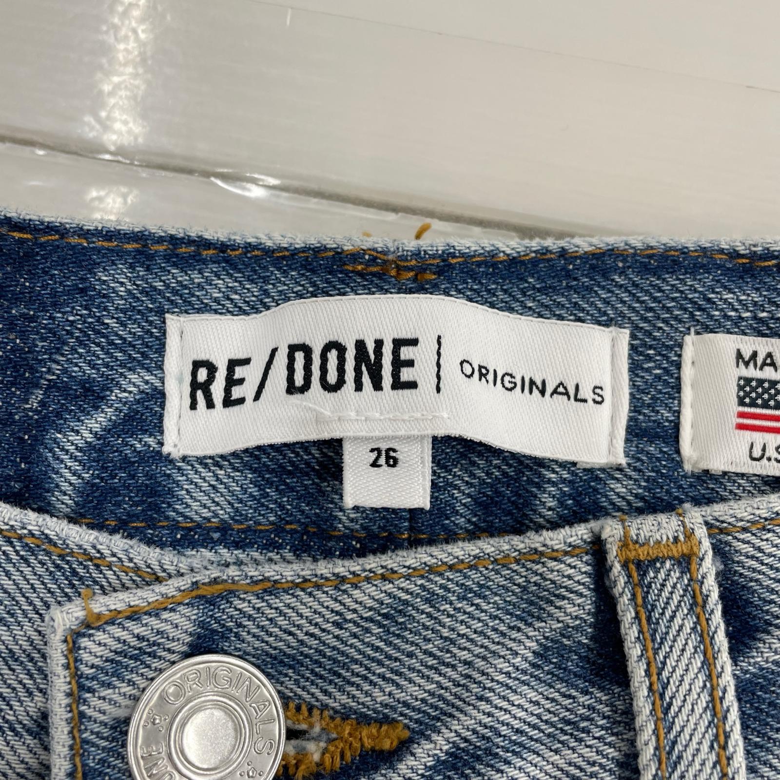 デニムパンツ RE/DONE ダメージデニム (26) 19-030-923-0030-1-0 ブルー