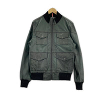 レザージャケット VERA PELLE レザージャケェット M グリーン