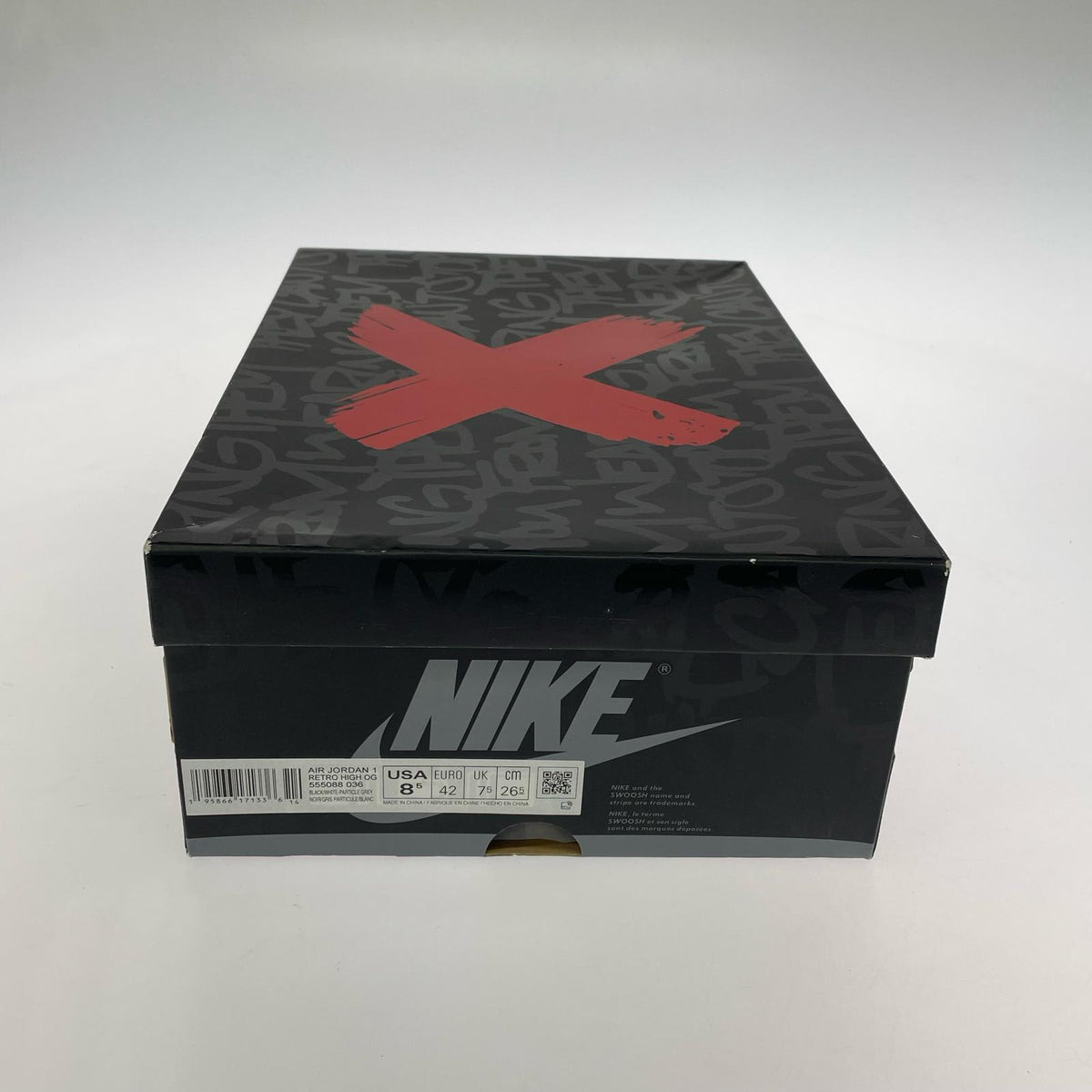 スニーカー AIR JORDAN 1 RETORO HIGH OG 555088-036 26.5cm (US8 1/2 UK8 EU43) グレー