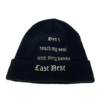 ニットキャップ last nest ブラック