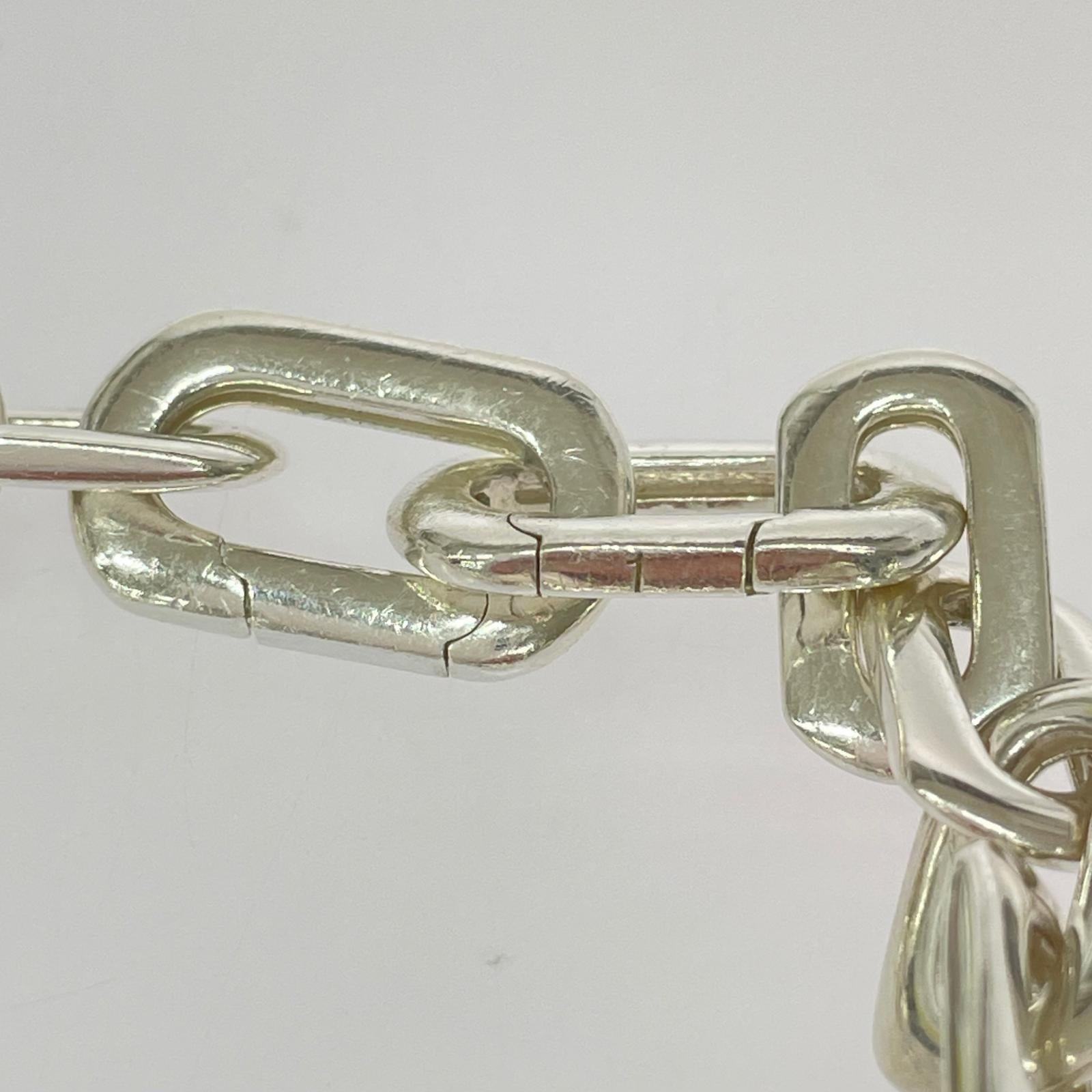 ブレスレット AMBUSH SMALL HEART PADLOCK CHAINBRACELET シルバー