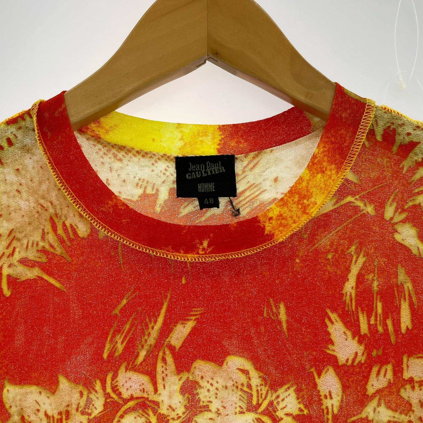 半袖Tシャツ 肖像画 パワーネット オレンジ(48) 48 オレンジ