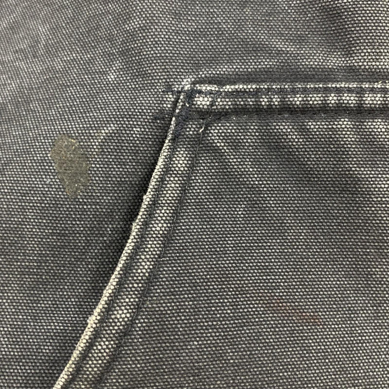 長袖シャツ 00s メキシコ製 裏起毛 ダックベスト (2XL) 黒 ブラック