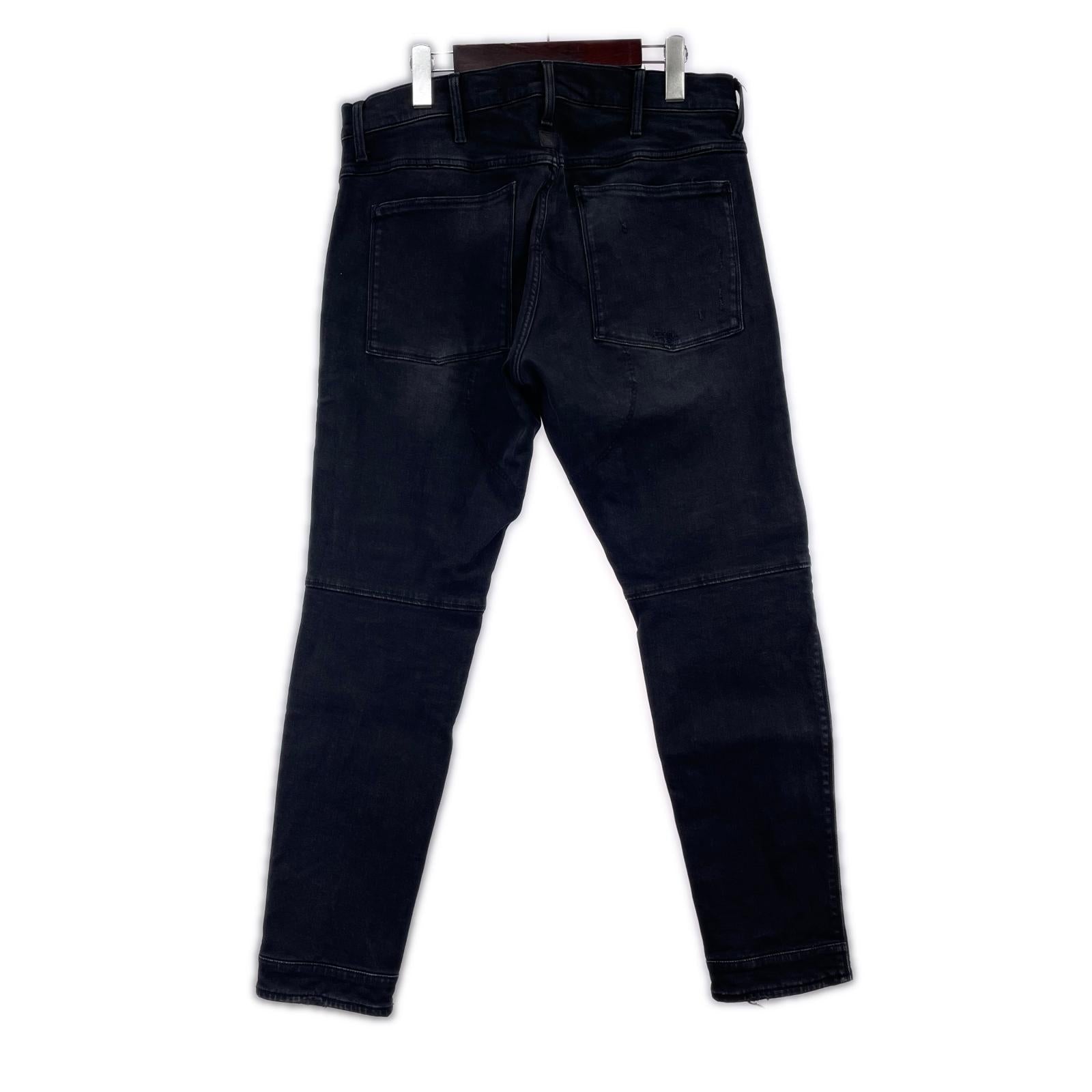 デニムパンツ 5620 3D ZIP KNEE SKINNY 黒 (34) 34 ブラック