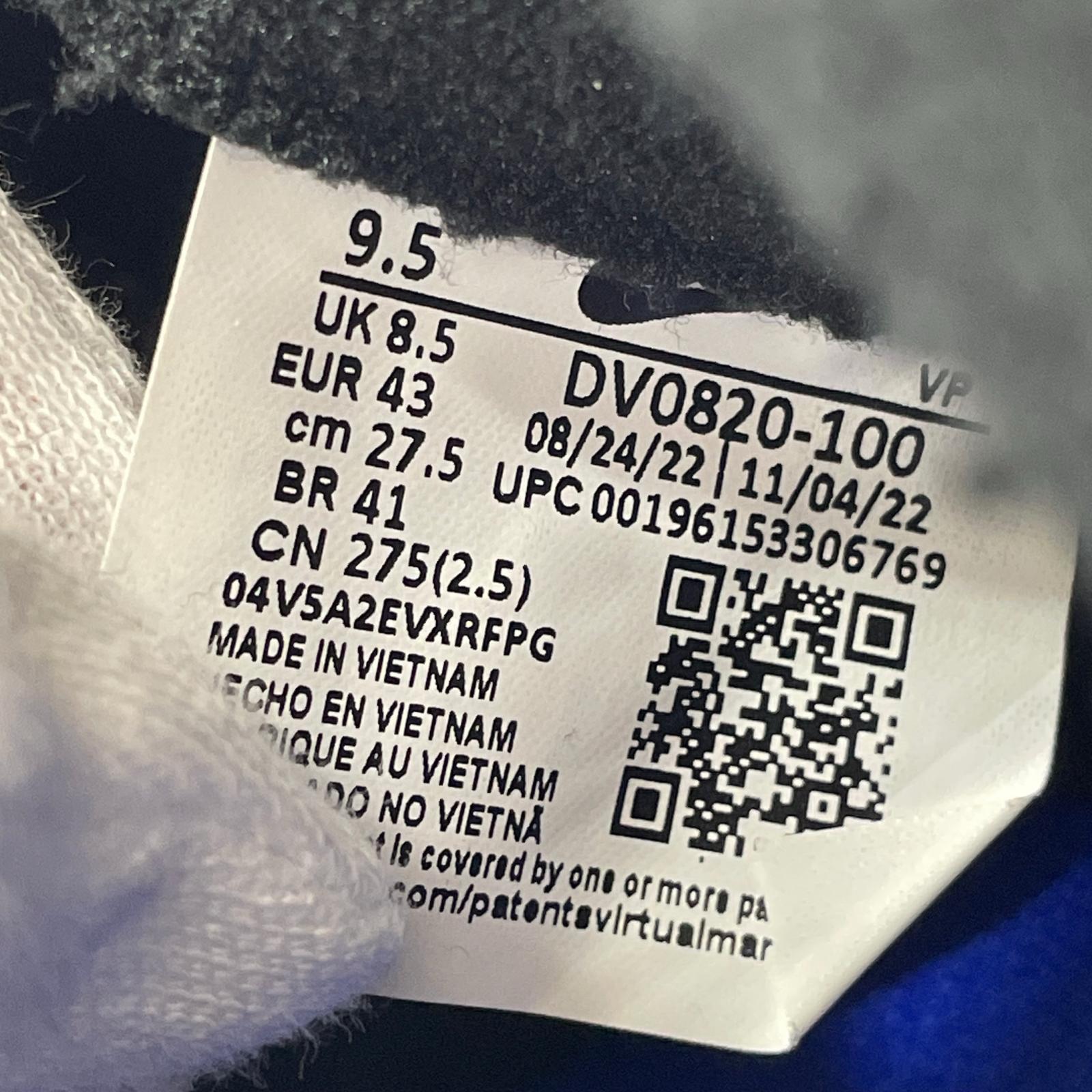 スニーカー DV0820-100 Air Zoom Flight 95 (27.5) 27.5cm (US9 1/2 UK9 EU45) ホワイト