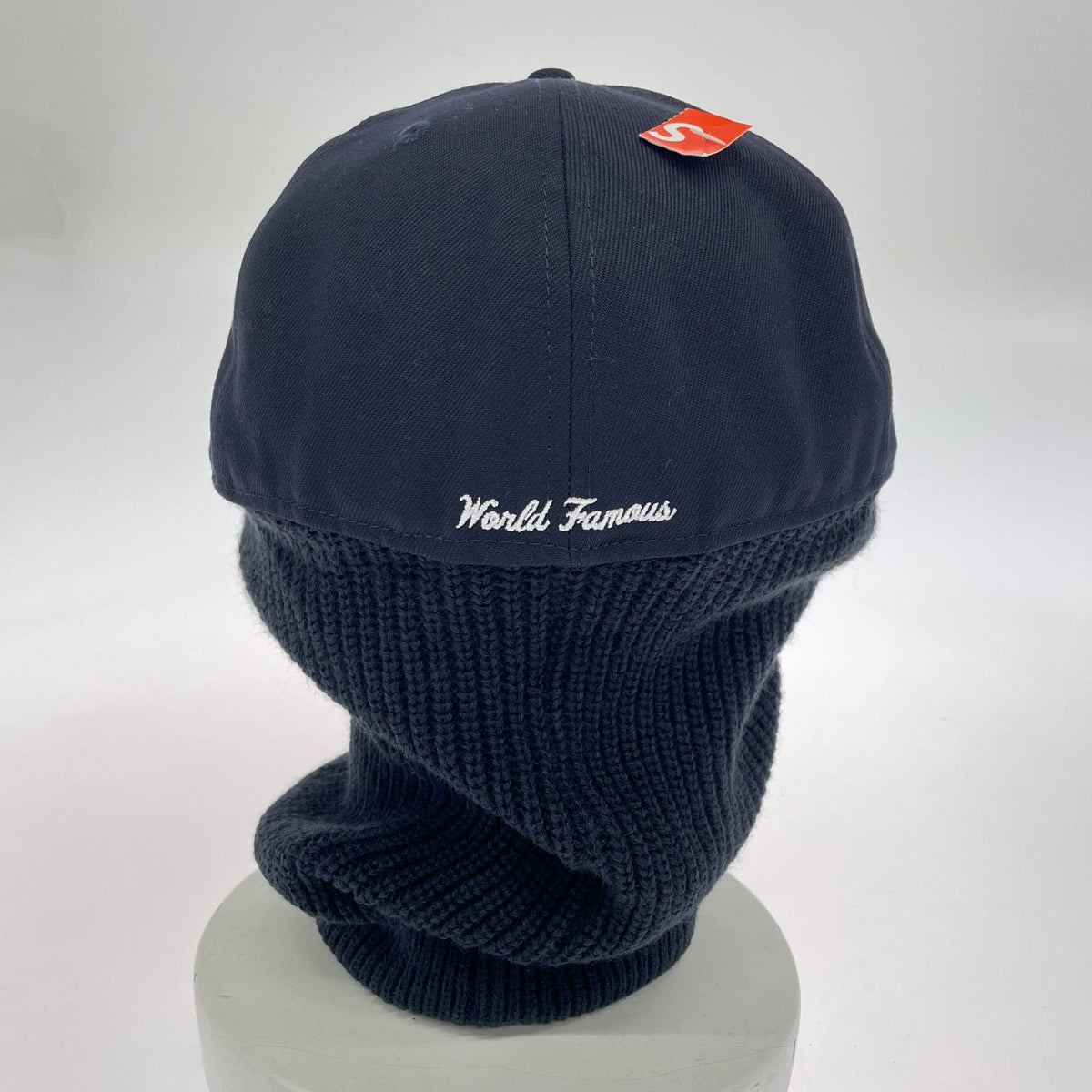 キャップ Supreme Box Logo New Era Balaclava ネイビー