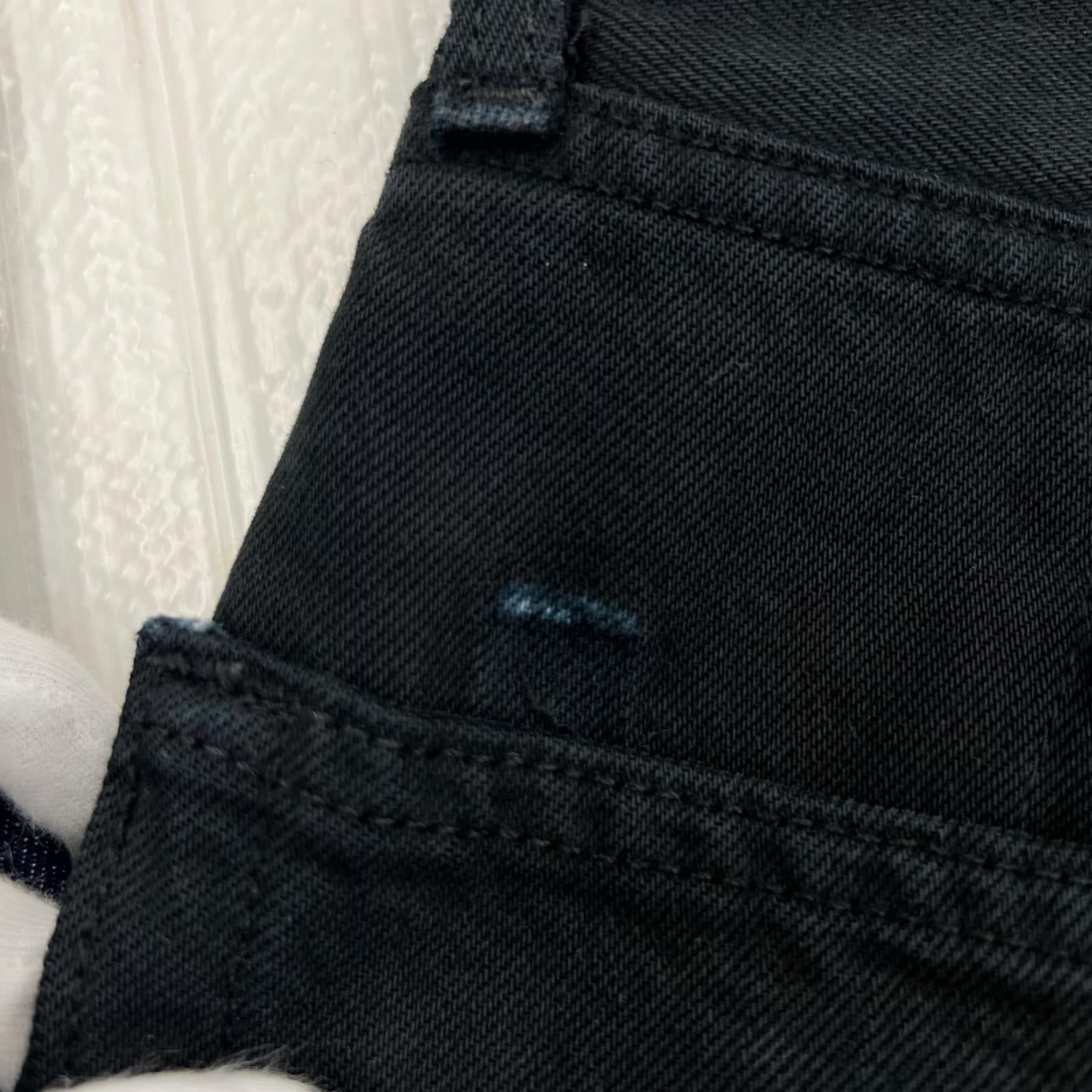 デニムパンツ OLDPARK Levi's 再構築デニムパンツ 黒 L ブラック
