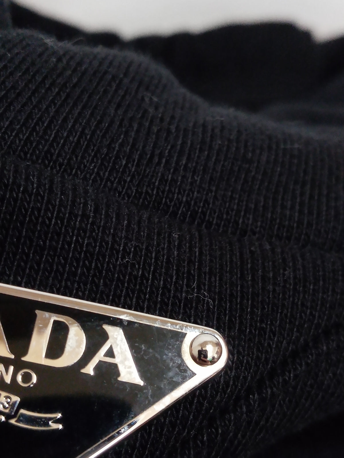 PRADA/トライアングルロゴ ナイロン切替 フーディー M