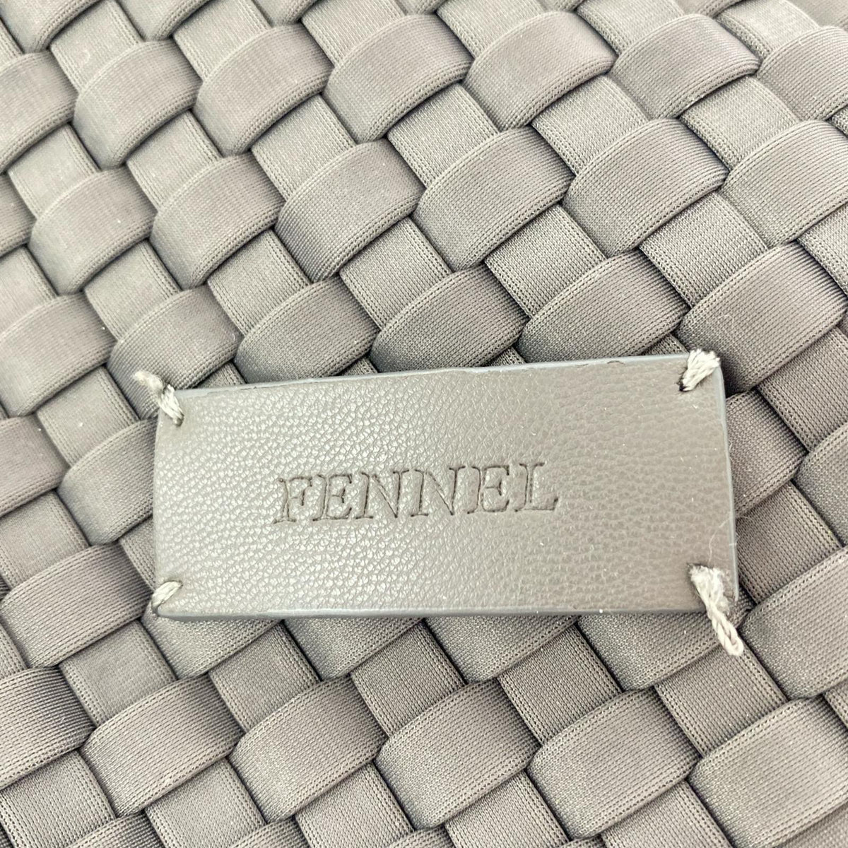 ハンドバッグ FENNEL ヤマダヤ 編み込みトートバッグ/グレー グレー