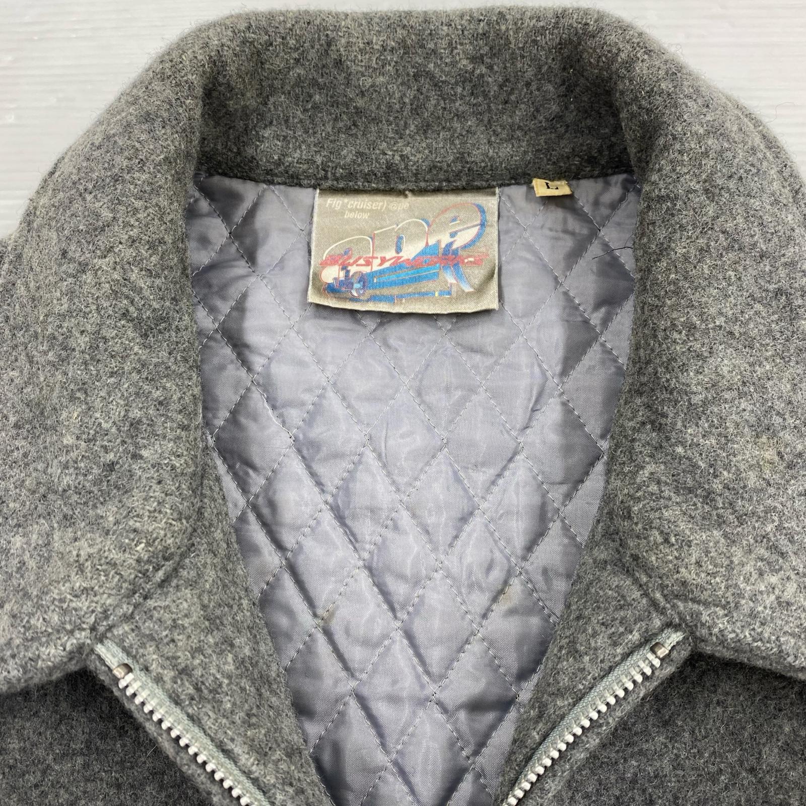 ジャケット 90s 初期 メルトンジャケット (L) グレー L グレー