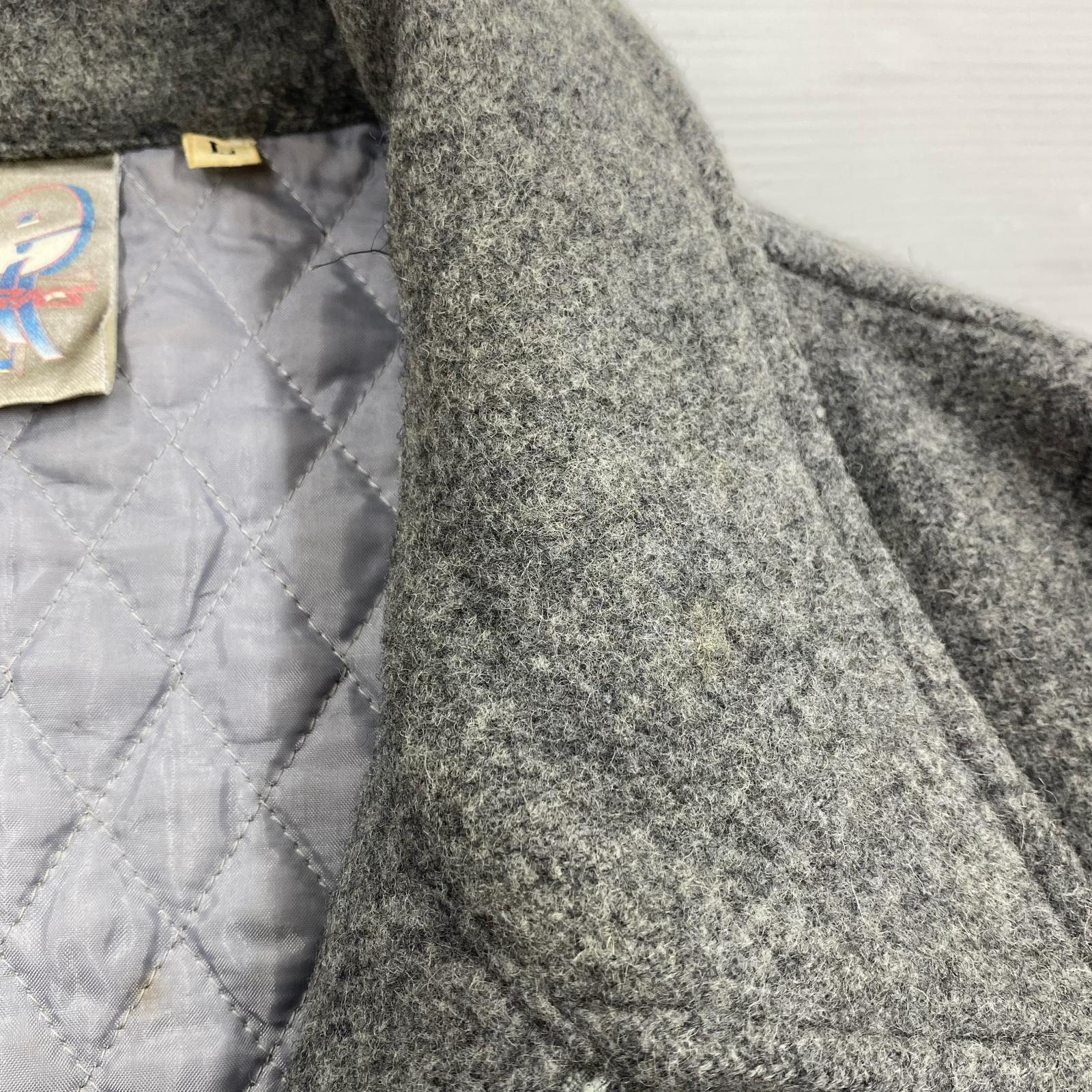 ジャケット 90s 初期 メルトンジャケット (L) グレー L グレー