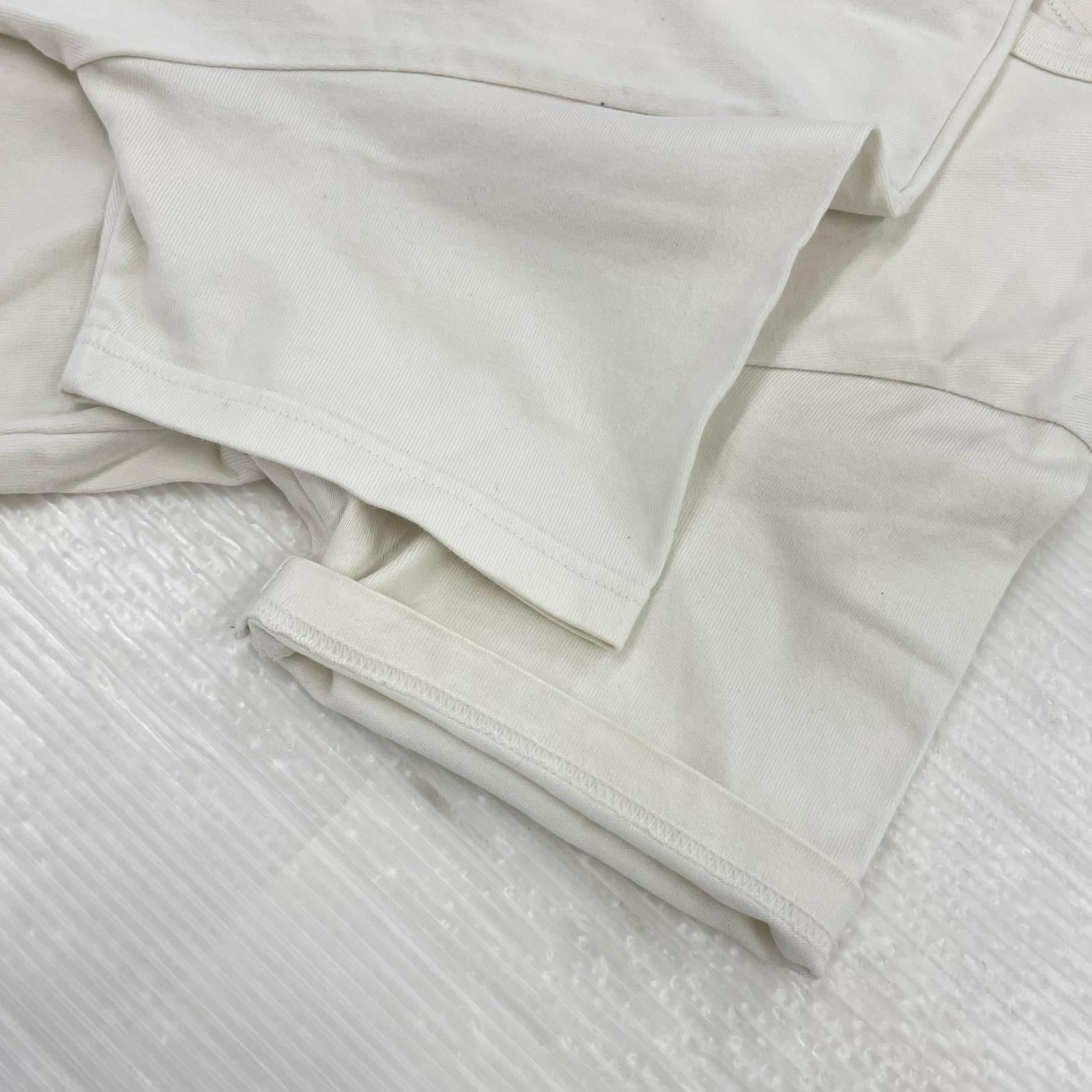 半袖Tシャツ フロントロゴ xxx 白 (m) M ホワイト