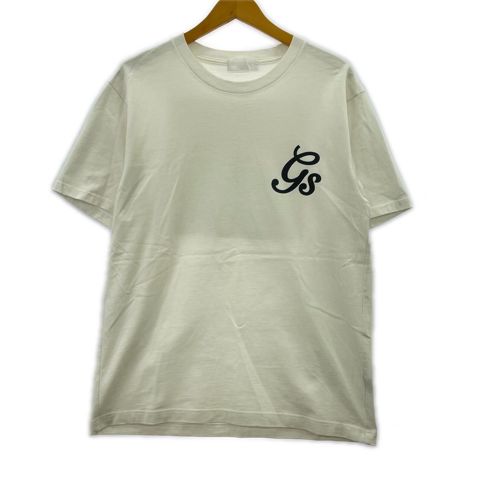 半袖Tシャツ バックプリント 白 (M) M ホワイト