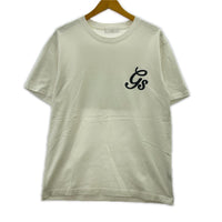 半袖Tシャツ バックプリント 白 (M) M ホワイト