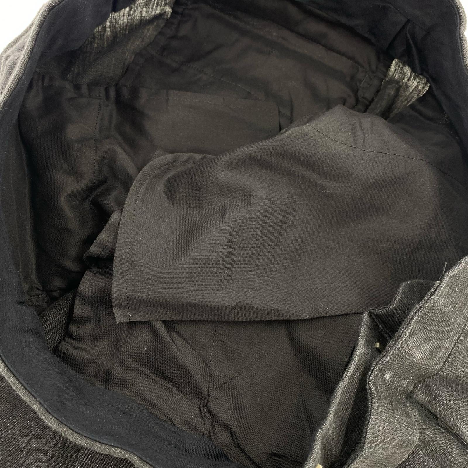 セットアップ 24SS/リネン ダブルブレステッドスーツ/3/Z01-08001 3 ブラック