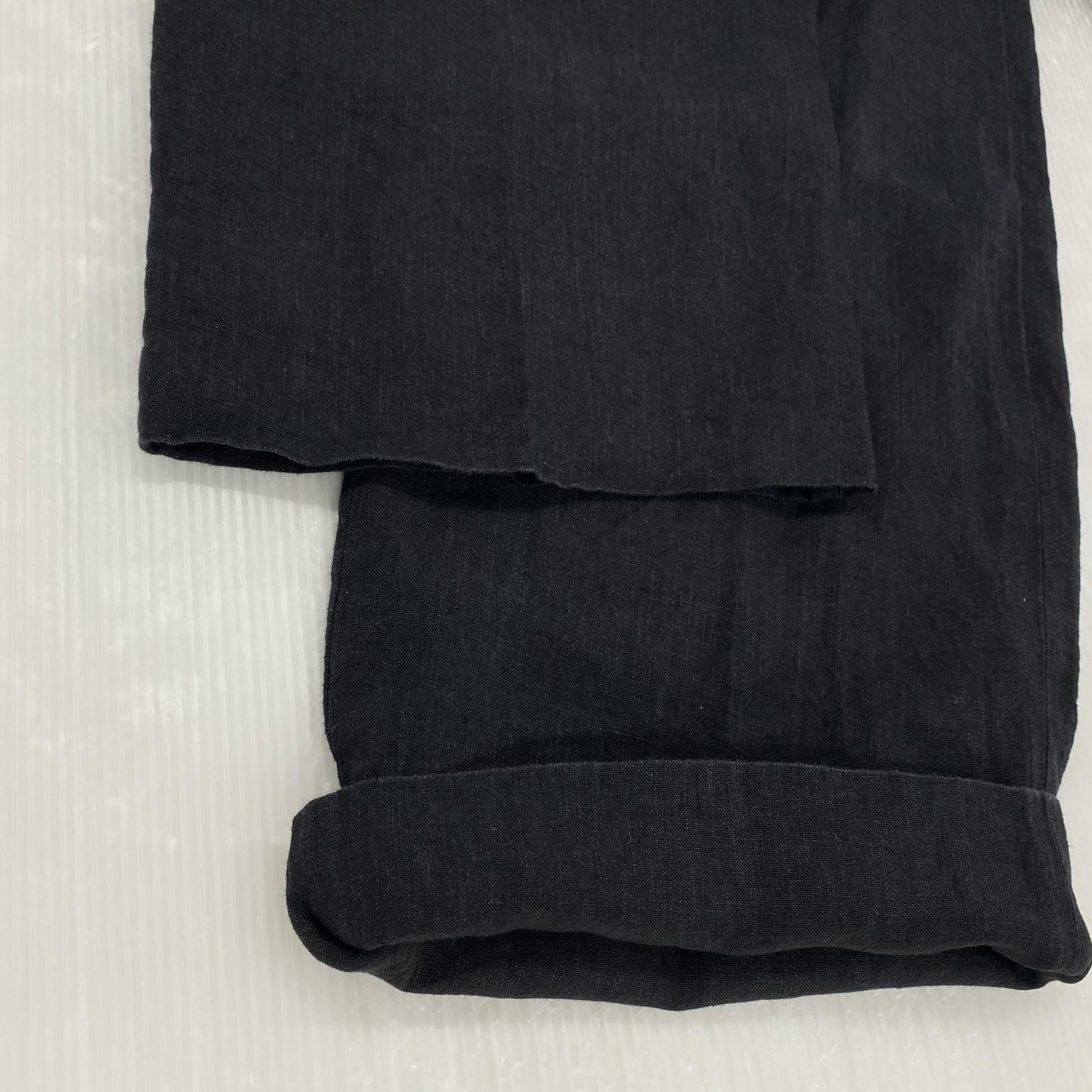 セットアップ 24SS/リネン ダブルブレステッドスーツ/3/Z01-08001 3 ブラック